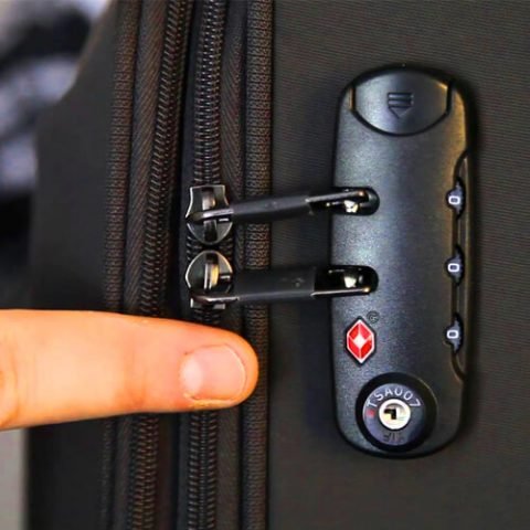 how to change world traveller luggage lock