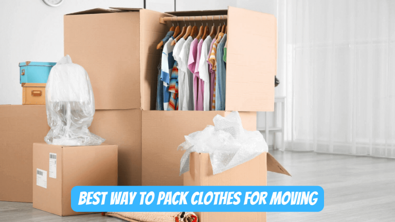 Best way to pack clothes for moving