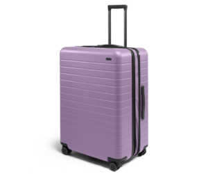Away Large 3 checked suitcase in Electric Iris